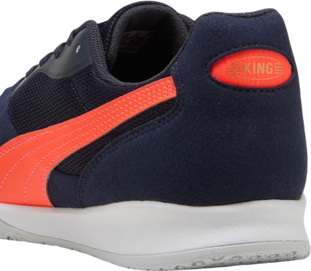 image:imagePuma Mens King Top Indoor Trainer Soccer ShoesNew NavyGlowing RedSilver Mist