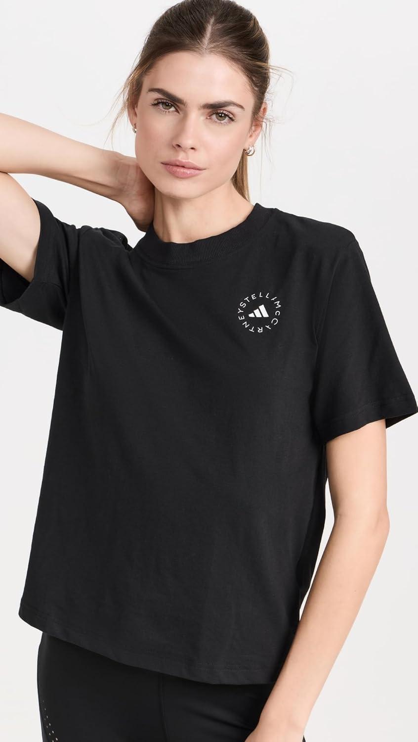 image:imageStella McCartney Adidas Womens TrueCasuals Regular Sportswear TShirtBlack
