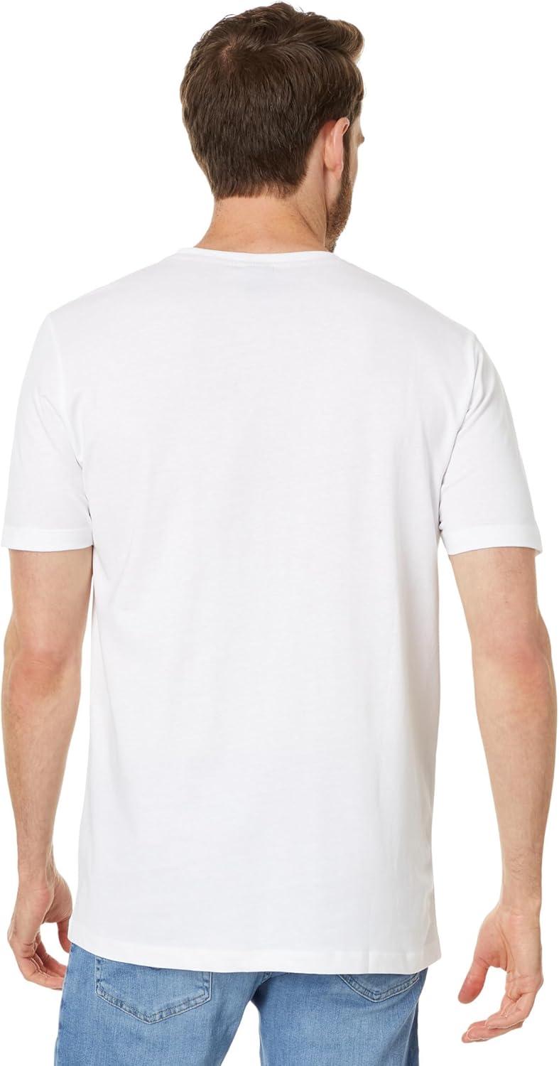 image:imageUS Polo Assn Mens Short Sleeve Colorblock Stripe Crew Neck Jersey Tee ShirtWhite