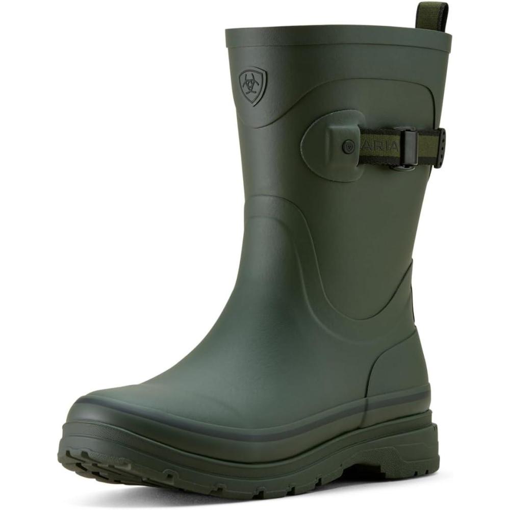 image:imageARIAT womens Kelmarsh Mid Rubber BootDark Olive