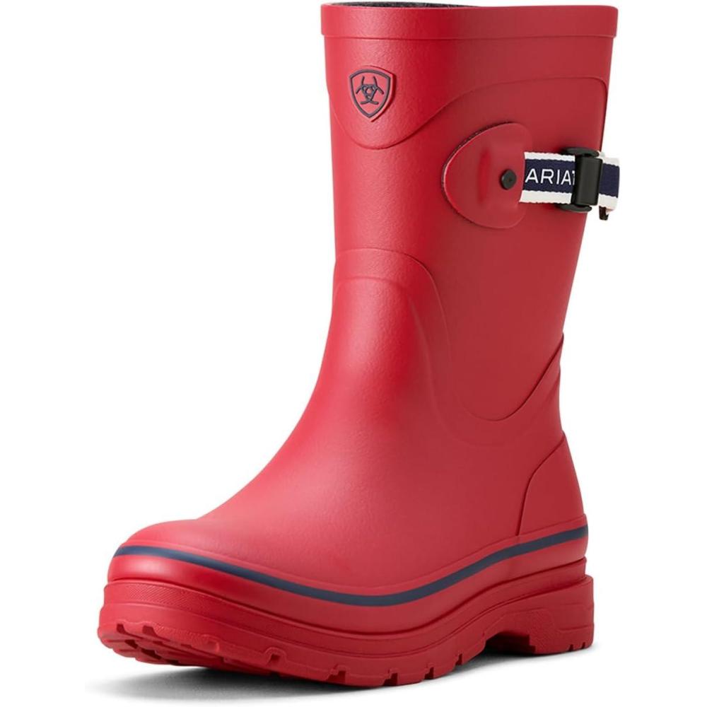 image:imageARIAT womens Kelmarsh Mid Rubber BootTeam RedNavy