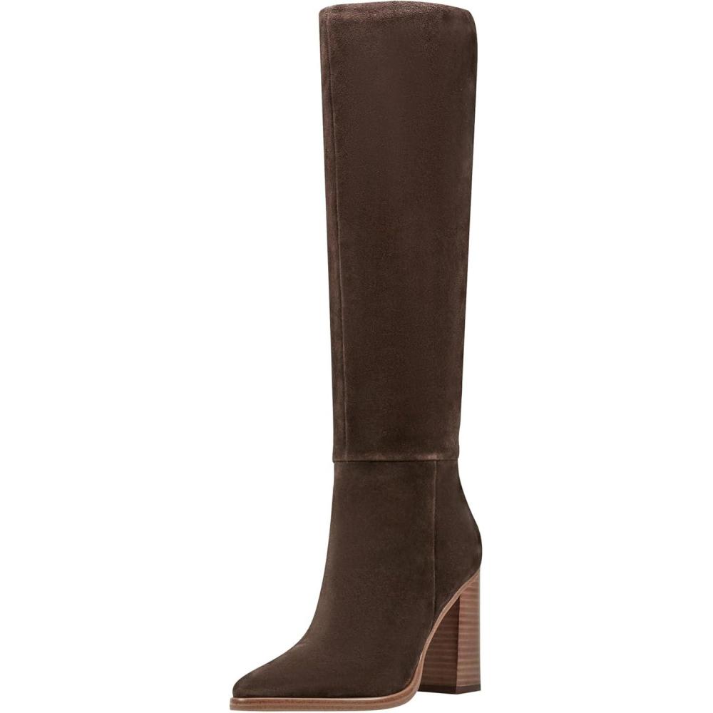 image:imageMarc Fisher LTD womens LannieDark Brown Suede 201