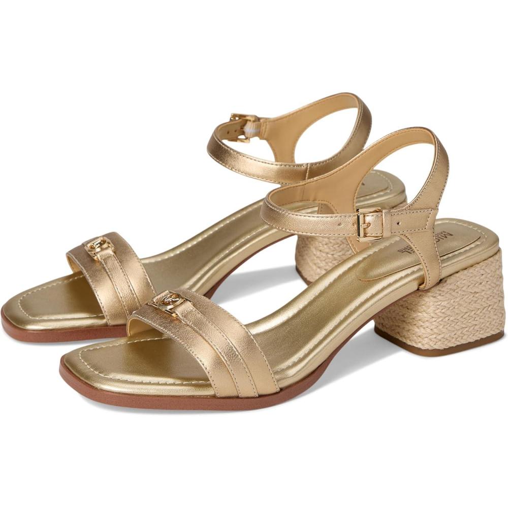 image:imageMichael Kors womens Mandy Mid SandalPale Gold