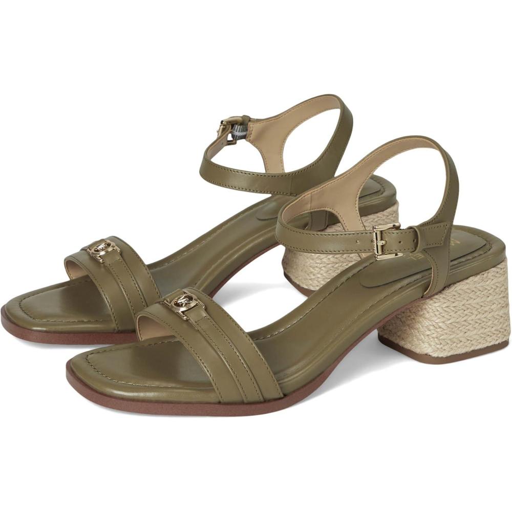 image:imageMichael Kors womens Mandy Mid SandalSafari Green