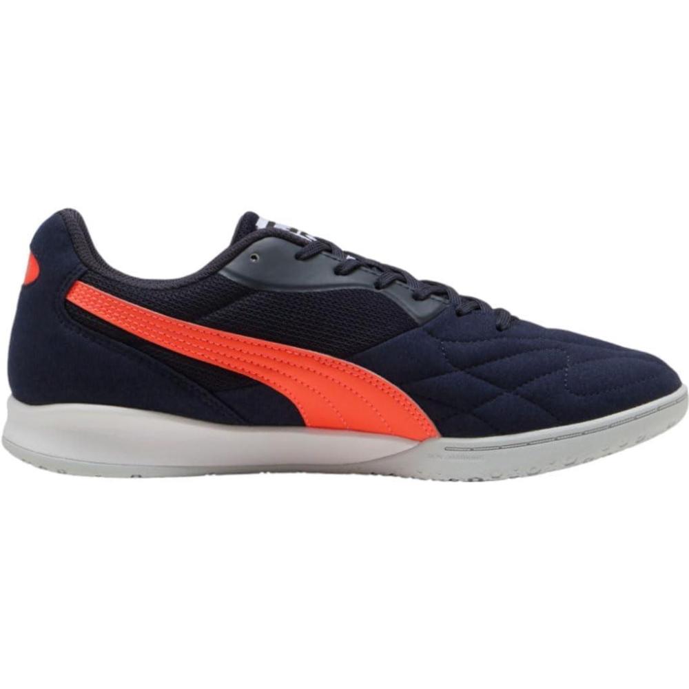 image:imagePuma Mens King Top Indoor Trainer Soccer ShoesNew NavyGlowing RedSilver Mist