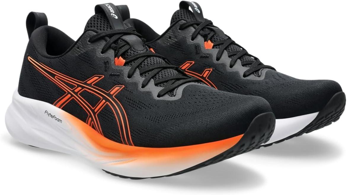 image:imageASICS Mens GelPulse 16 Running ShoesBlack Nova Orange