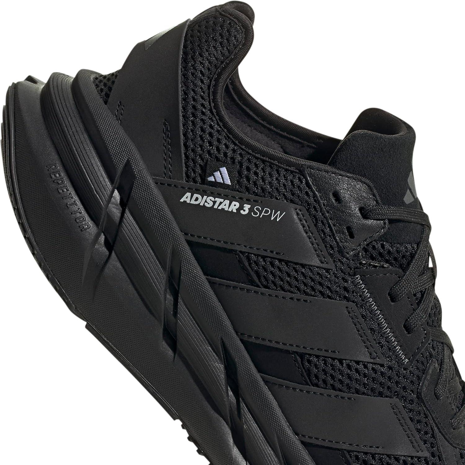 image:imageAdidas Mens Adistar 3 Running ShoesBlackBlackGrey
