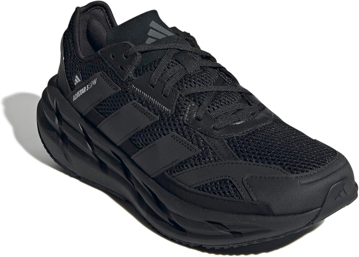 image:imageAdidas Mens Adistar 3 Running ShoesBlackBlackGrey