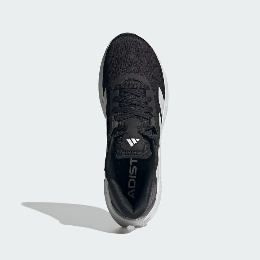 image:imageAdidas Mens Adistar 3 Running ShoesBlackWhiteGrey