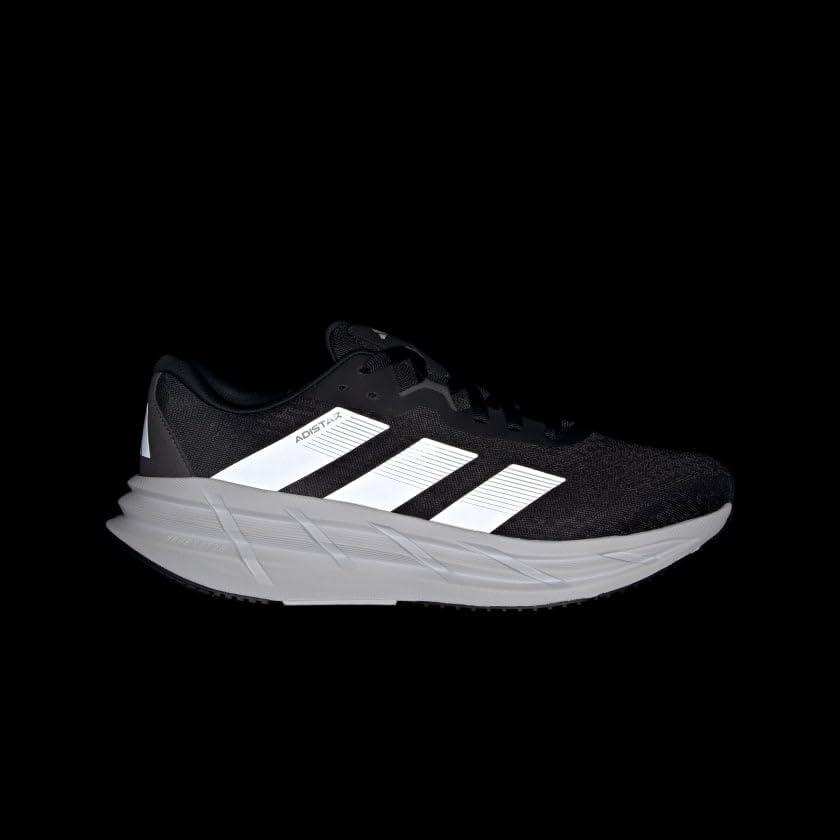 image:imageAdidas Mens Adistar 3 Running ShoesBlackWhiteGrey