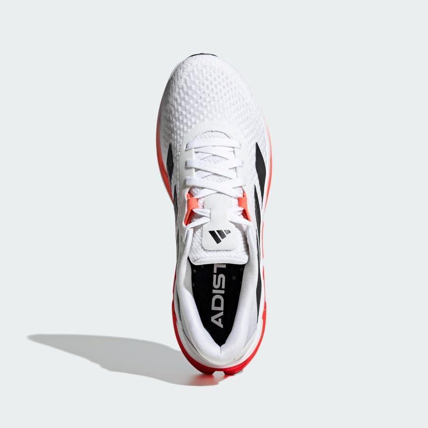 image:imageAdidas Mens Adistar 3 Running ShoesWhiteBlackSolar Red