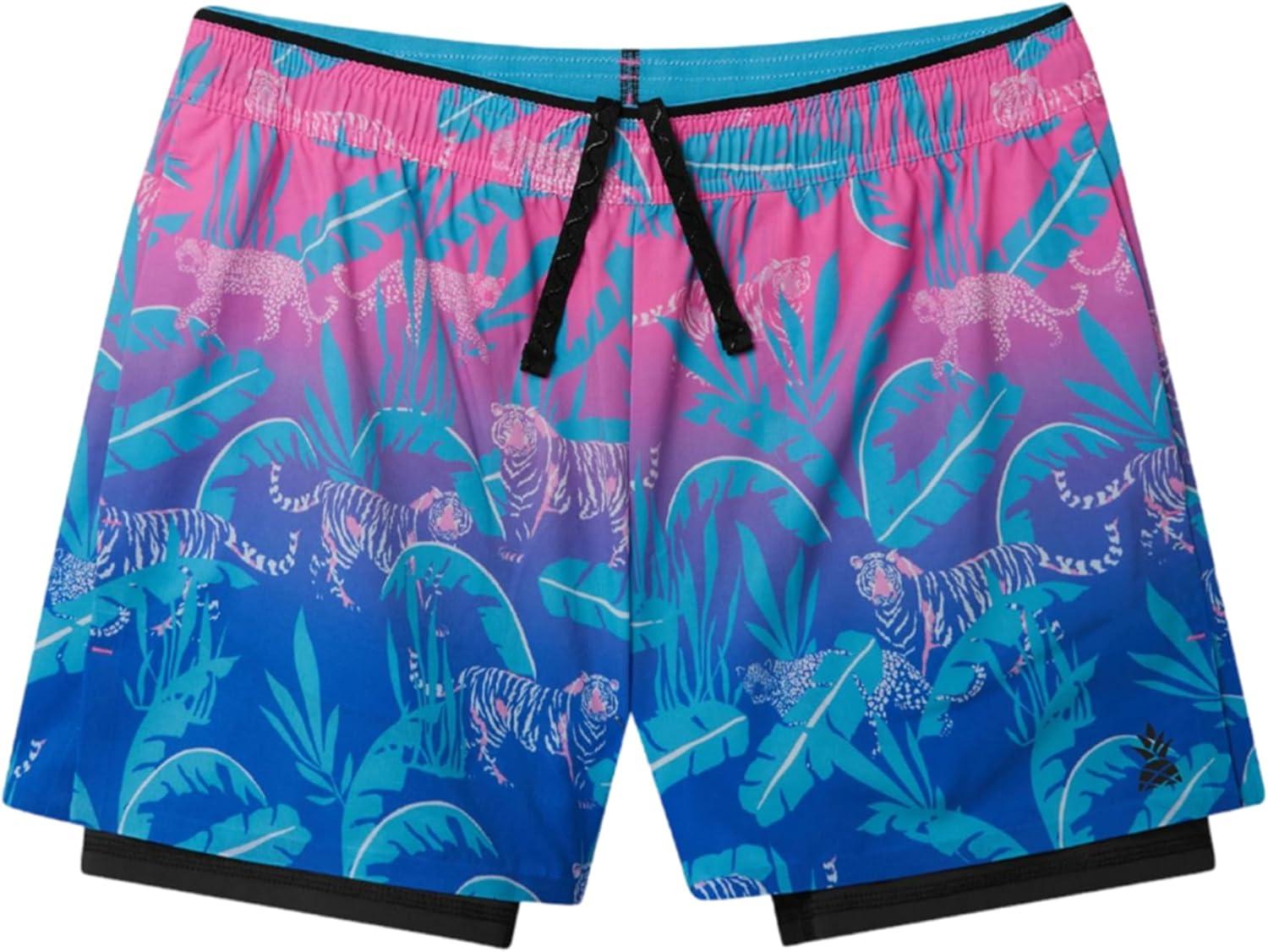 image:imageChubbies Ultimate Training Shorts Mens Gym Shorts and Activewear AntiChafing Compression Liner Elastic Waist 5 PocketsPink