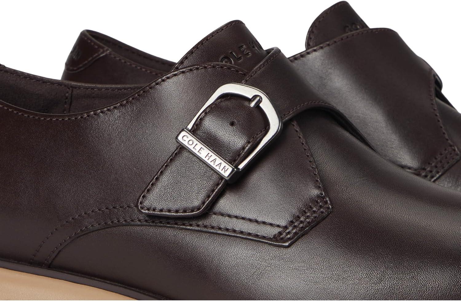 image:imageCole Haan Mens 2Zerogrand Monk StrapDark ChocolateDark Latte
