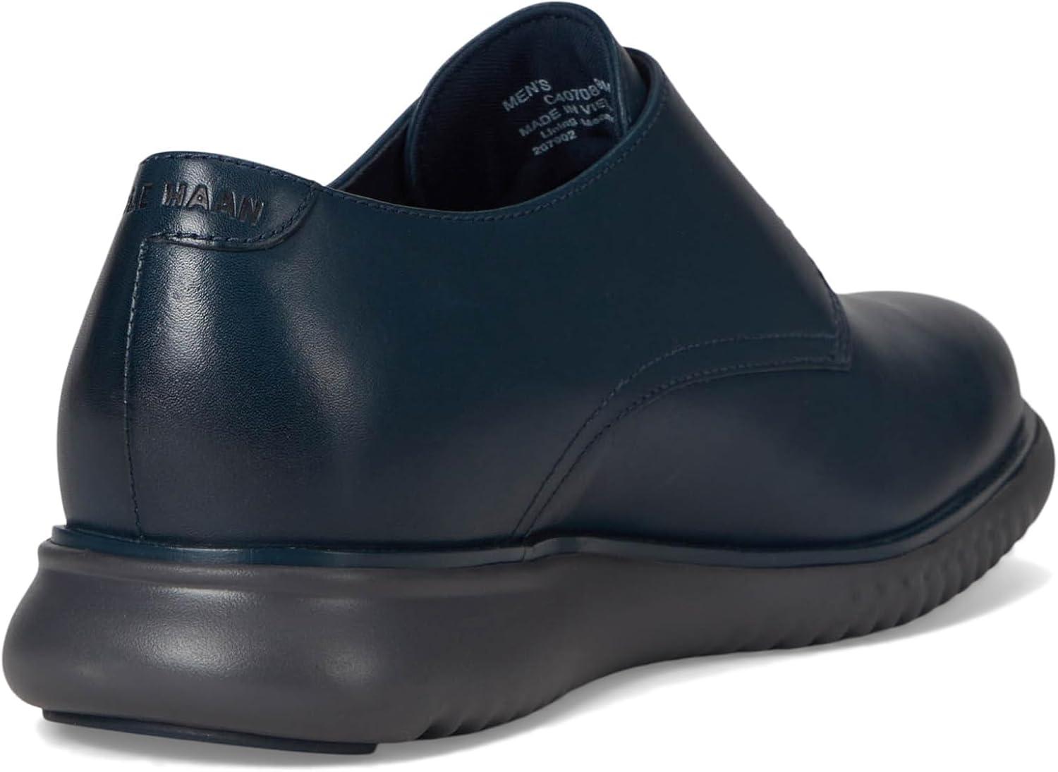 image:imageCole Haan Mens 2Zerogrand Monk StrapNavy BlazerGray Pinstripe