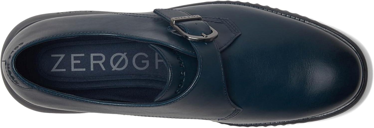 image:imageCole Haan Mens 2Zerogrand Monk StrapNavy BlazerGray Pinstripe