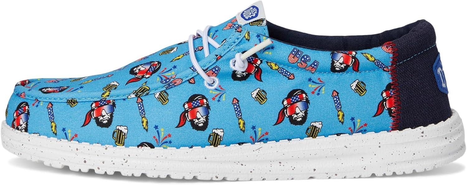 image:imageHEYDUDE Mens Wally Americana PartyVista BlueMulti