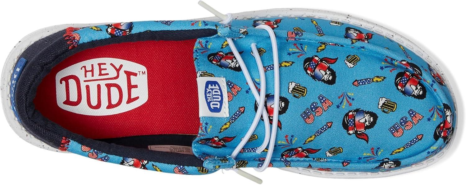image:imageHEYDUDE Mens Wally Americana PartyVista BlueMulti