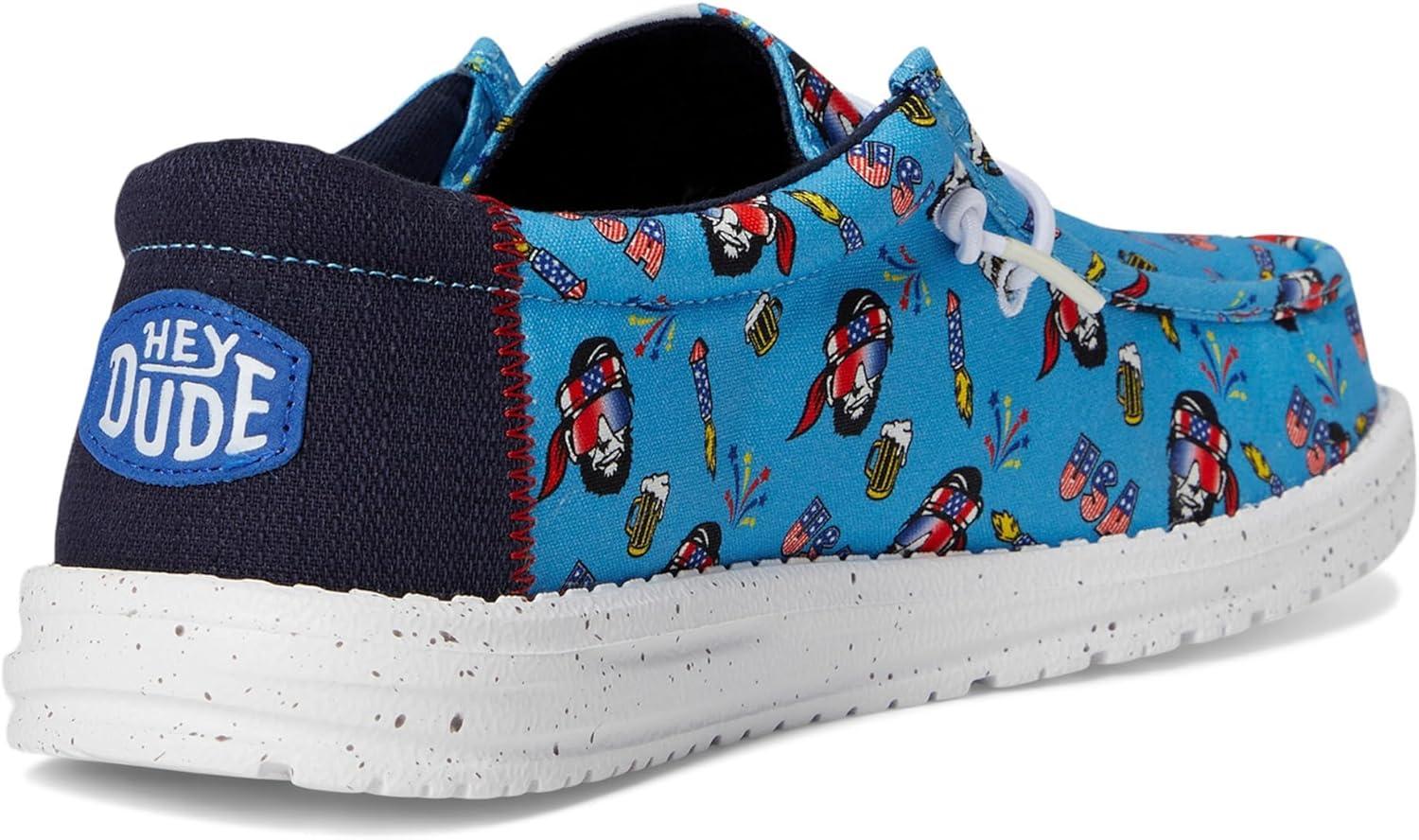 image:imageHEYDUDE Mens Wally Americana PartyVista BlueMulti