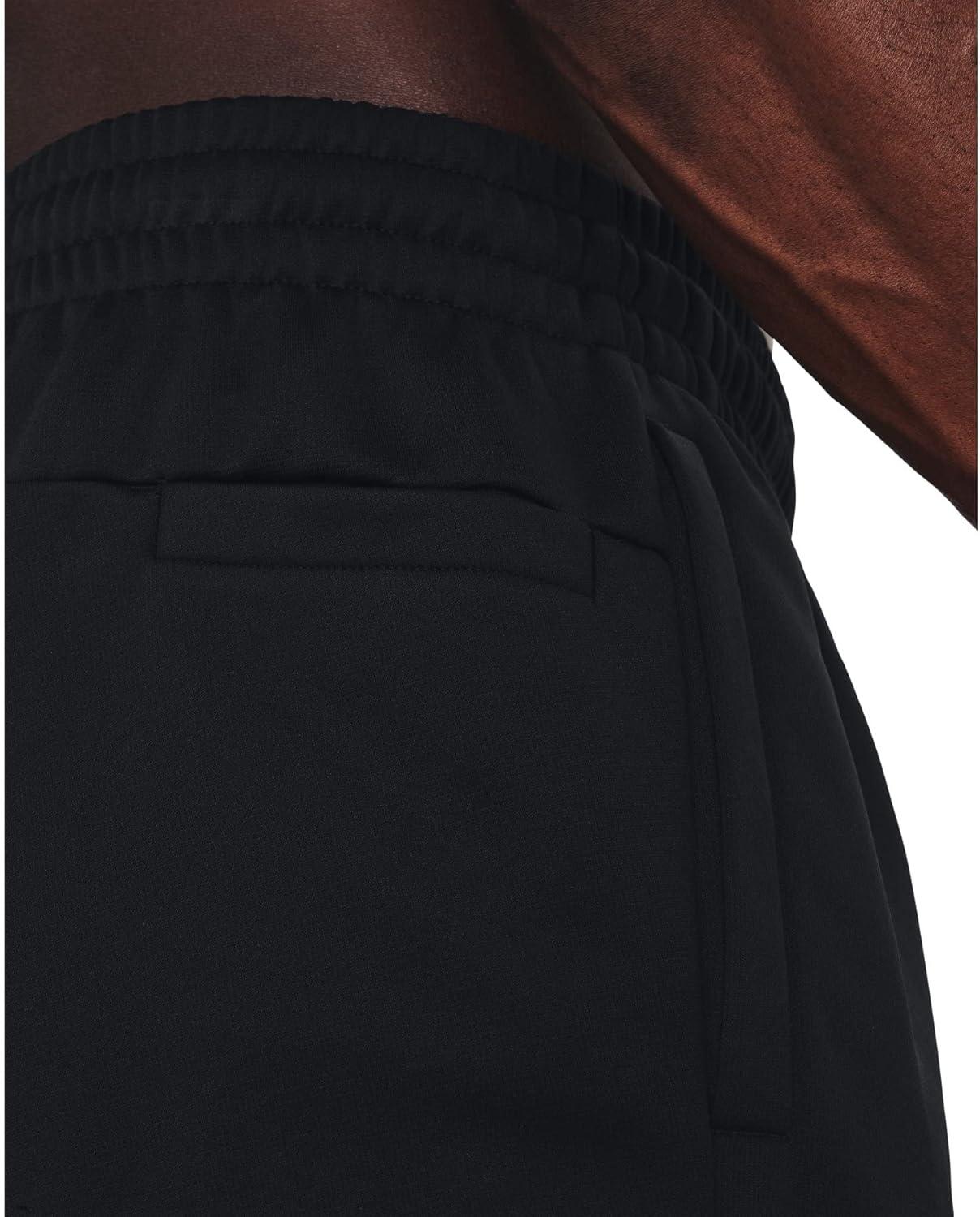 image:imageUnder Armour Mens Armourfleece Straight Leg Pant001 Black Black