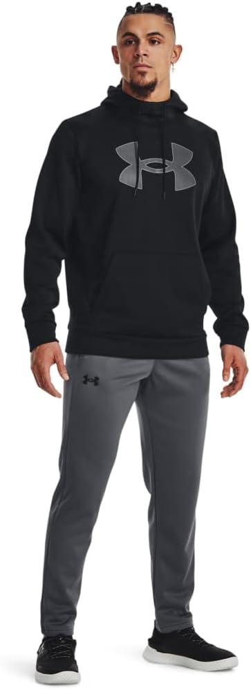 image:imageUnder Armour Mens Armourfleece Straight Leg Pant012 Pitch Gray Black