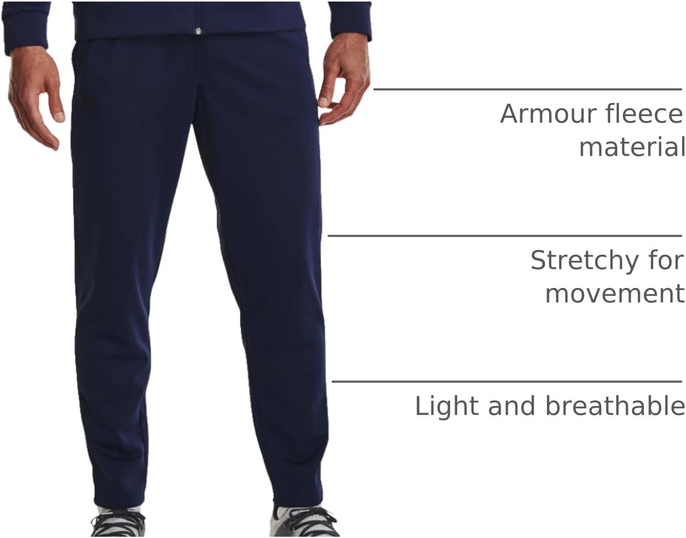 image:imageUnder Armour Mens Armourfleece Straight Leg Pant410 Midnight Navy Black