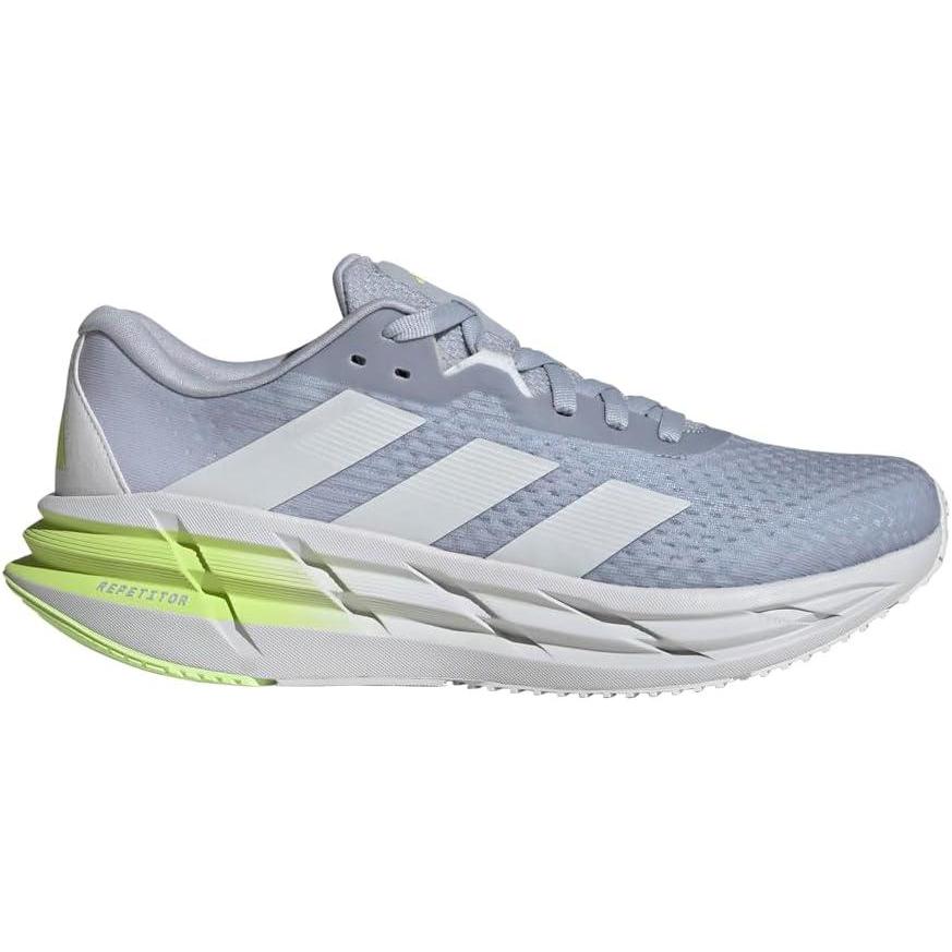 image:imageAdidas Mens Adistar 3 Running ShoesHalo SilverZero MetallicPulse Lime