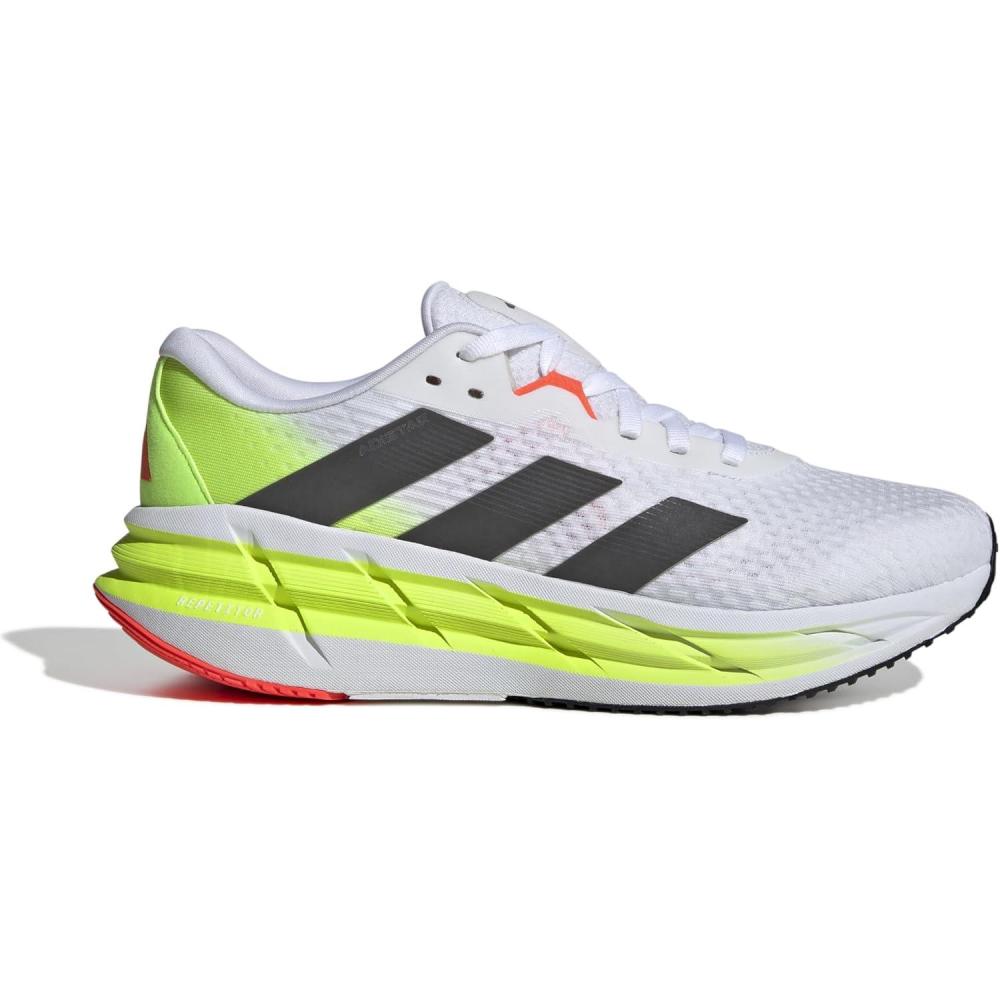 image:imageAdidas Mens Adistar 3 Running ShoesWhite Night Metallic Lucid Lemon