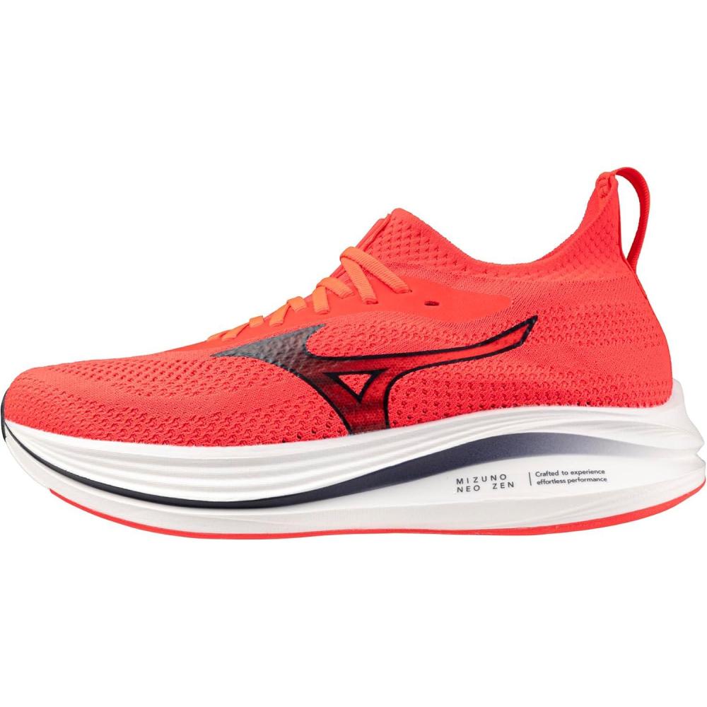 image:imageMizuno Mens Mens Neo Zen Running ShoeFiery Coralbaritone Blue