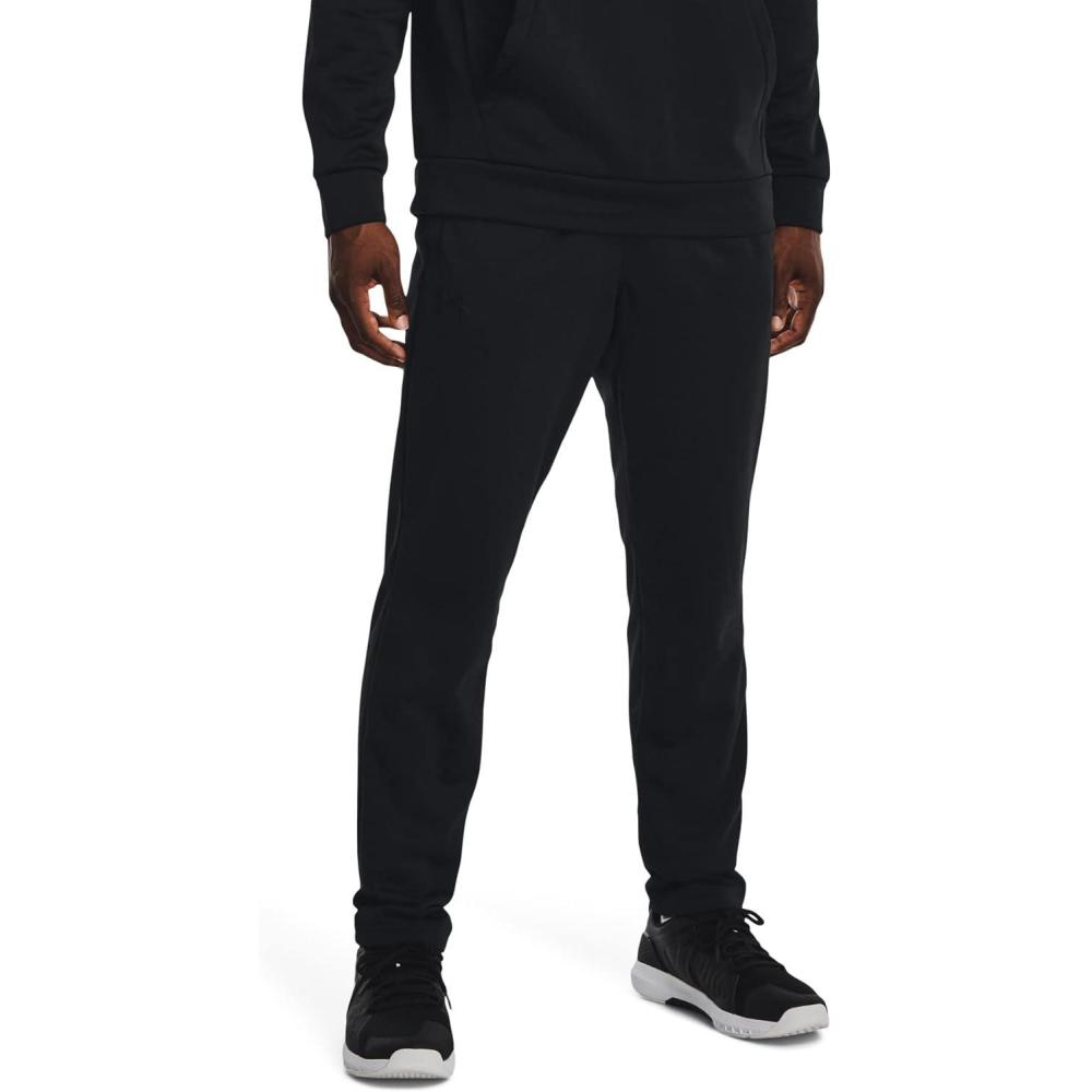 image:imageUnder Armour Mens Armourfleece Straight Leg Pant001 Black Black