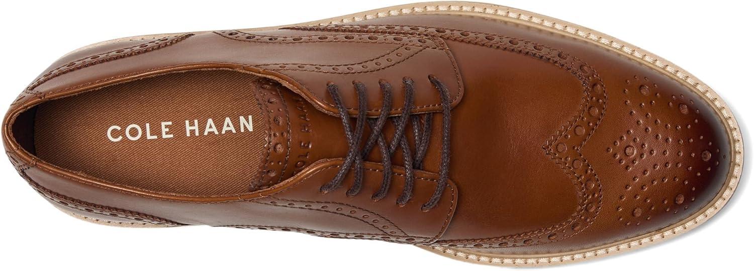 image:imageCole Haan Mens Morse Grand WingtipBritish TanIvoryGum