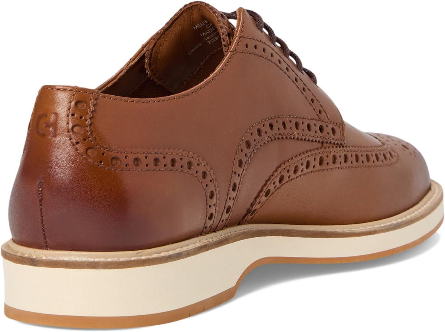 image:imageCole Haan Mens Morse Grand WingtipBritish TanIvoryGum