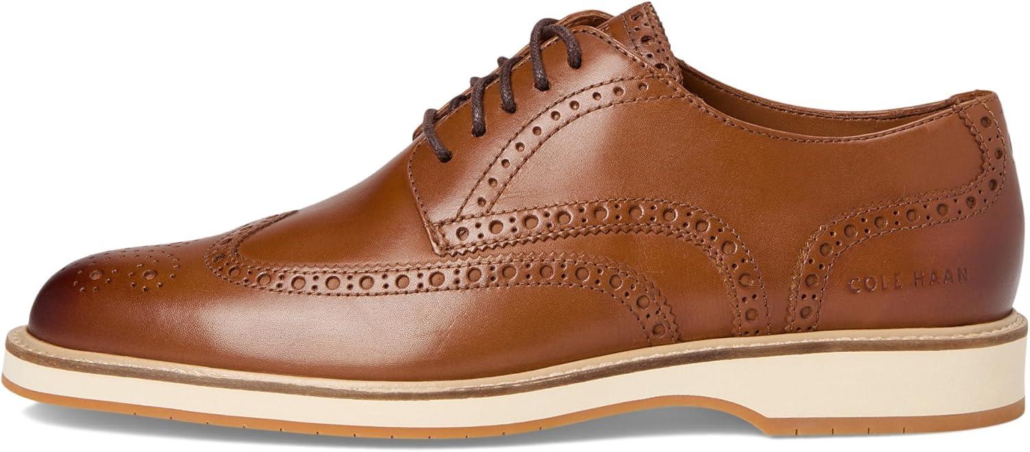 image:imageCole Haan Mens Morse Grand WingtipBritish TanIvoryGum