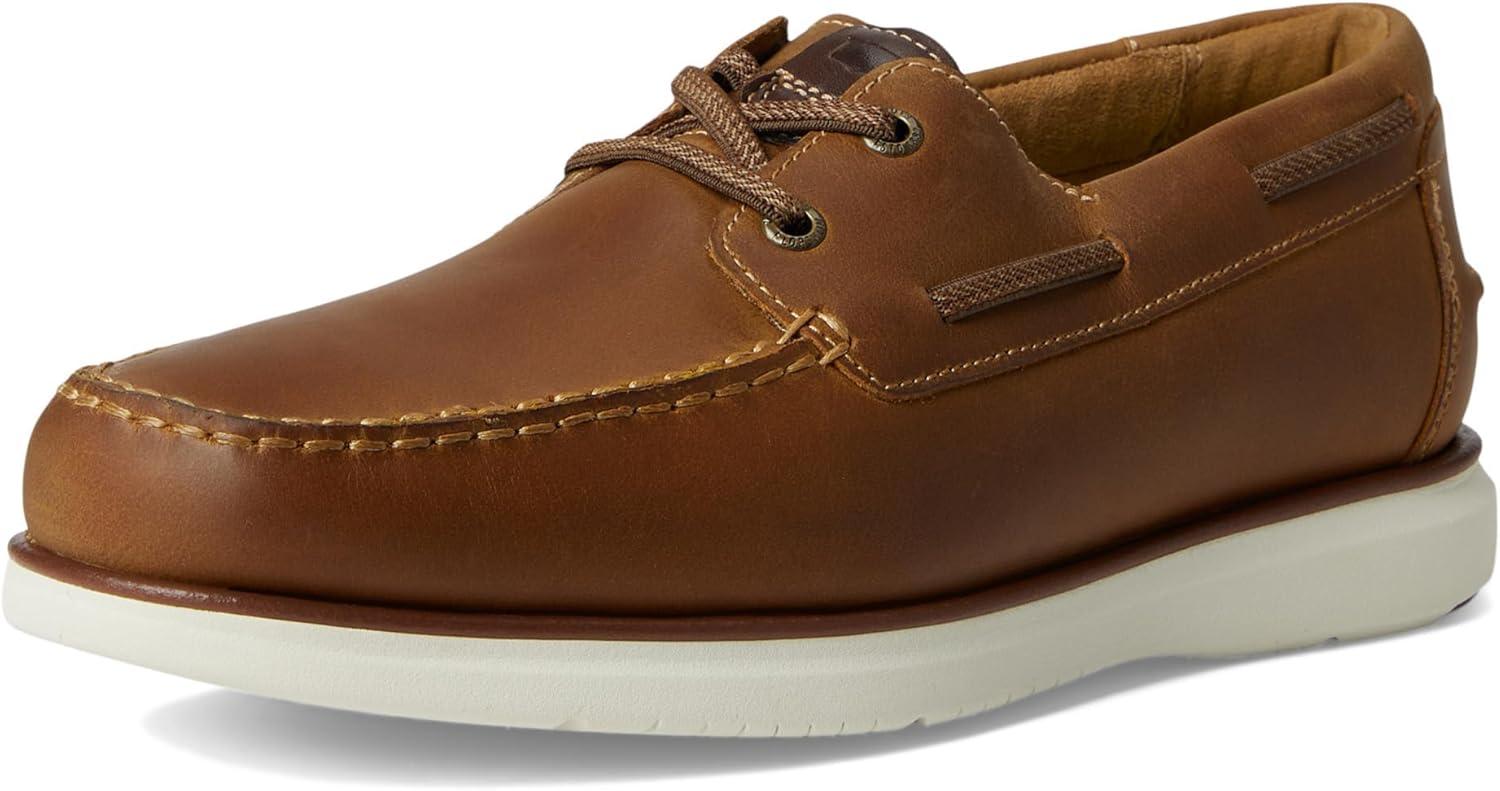 image:imageFlorsheim Tropics Moc Toe Elastic Lace Boat Shoe Mens Slip OnBrown