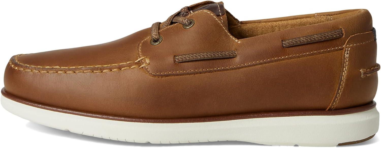 image:imageFlorsheim Tropics Moc Toe Elastic Lace Boat Shoe Mens Slip OnBrown