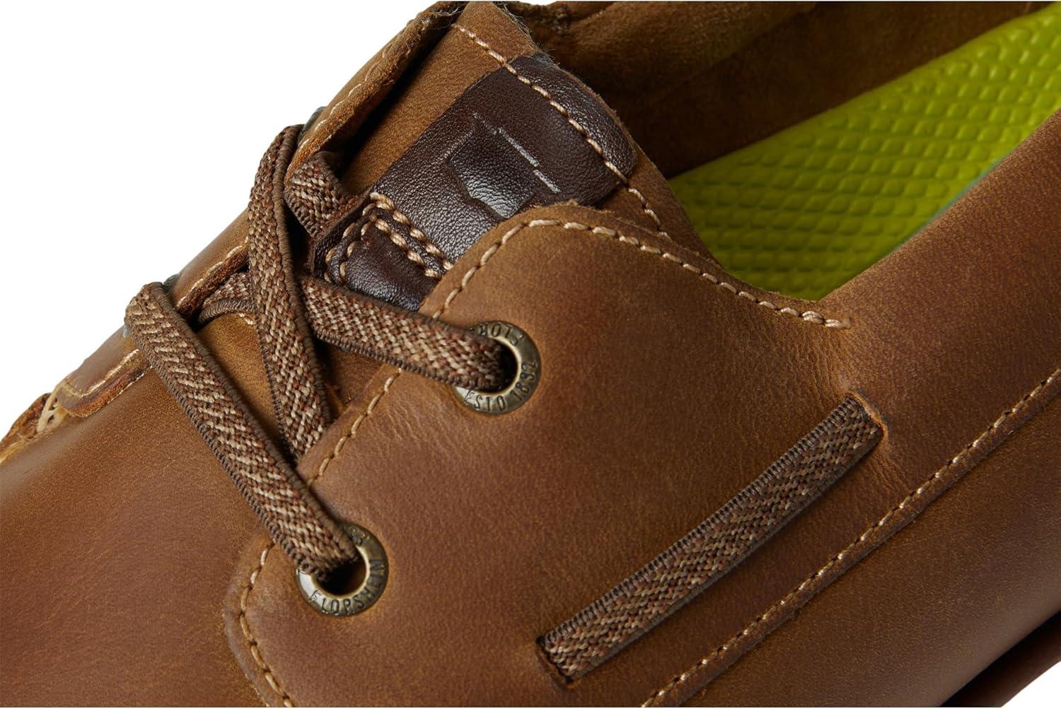 image:imageFlorsheim Tropics Moc Toe Elastic Lace Boat Shoe Mens Slip OnBrown