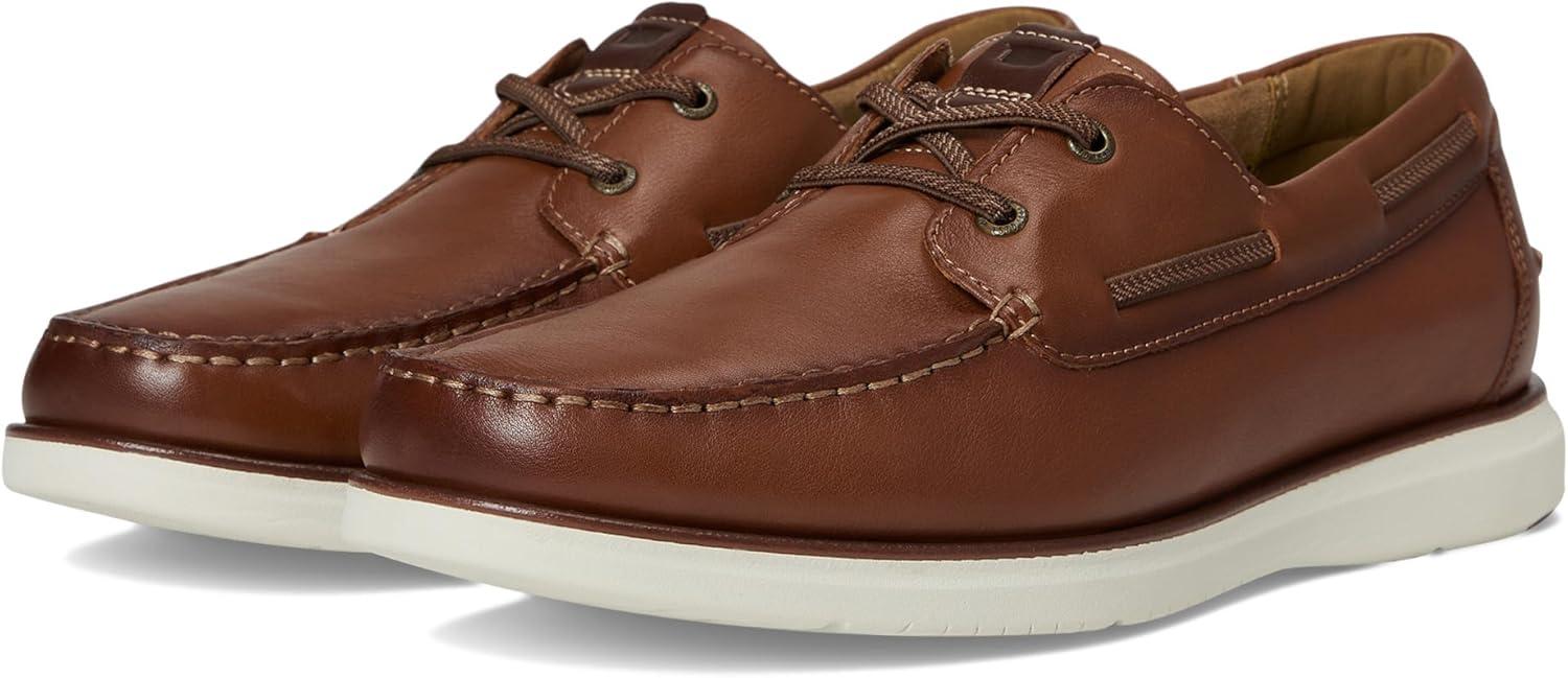 image:imageFlorsheim Tropics Moc Toe Elastic Lace Boat Shoe Mens Slip OnCognac