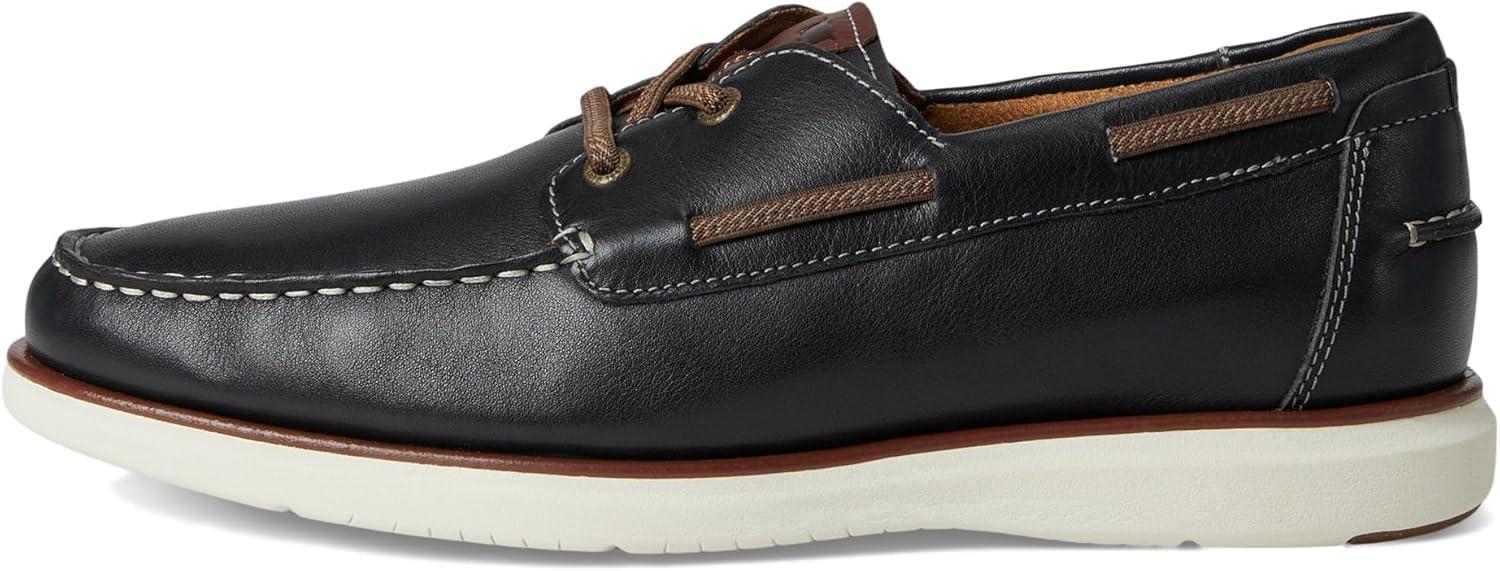 image:imageFlorsheim Tropics Moc Toe Elastic Lace Boat Shoe Mens Slip OnNavy
