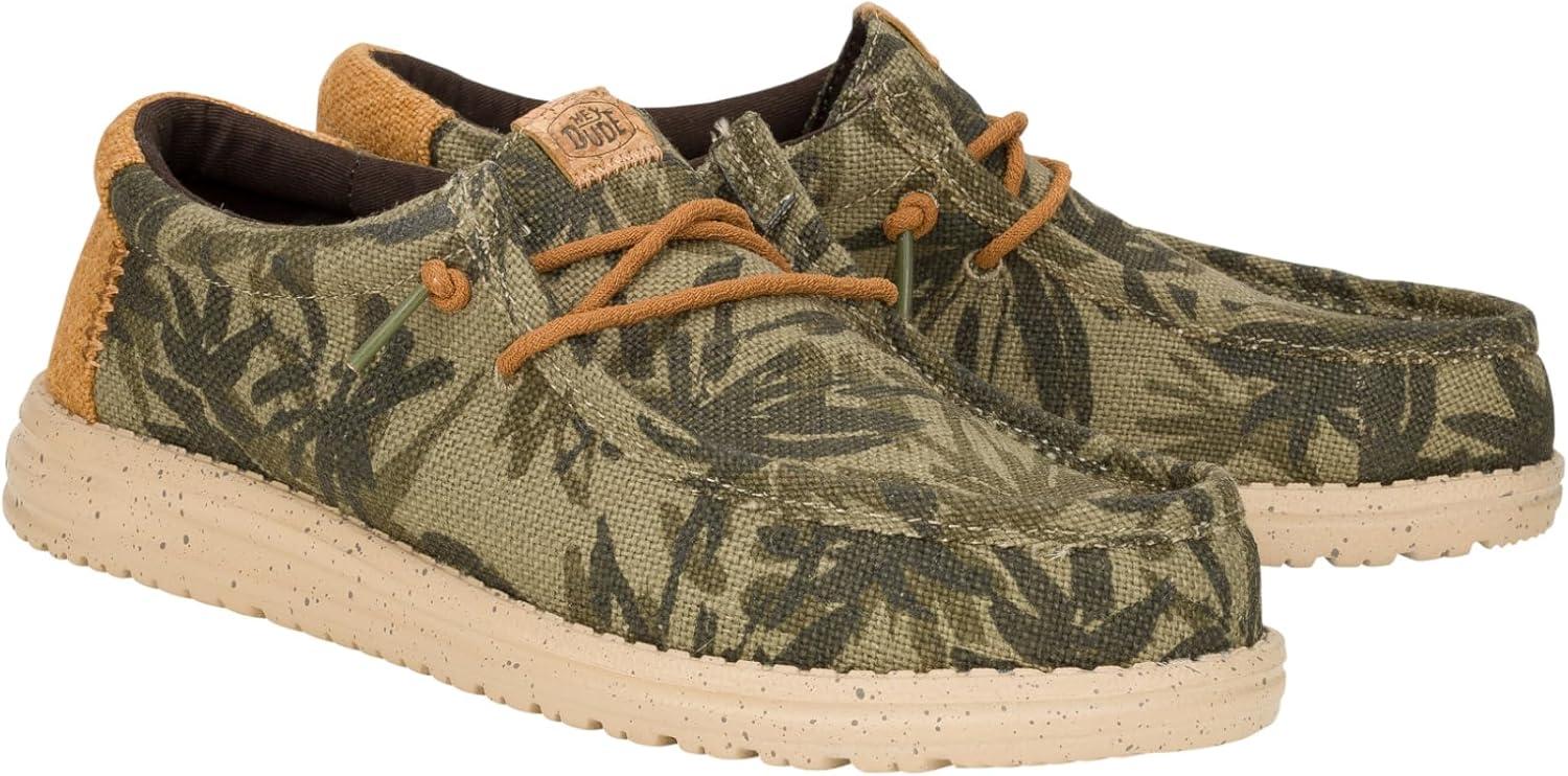 image:imageHEYDUDE Mens Wally Palm JuteBurnt OliveGinger Brown