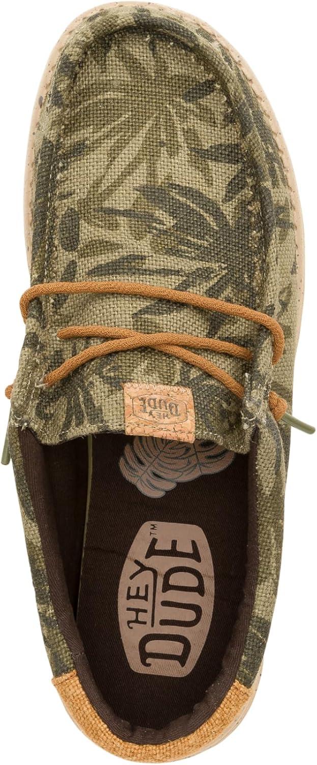 image:imageHEYDUDE Mens Wally Palm JuteBurnt OliveGinger Brown