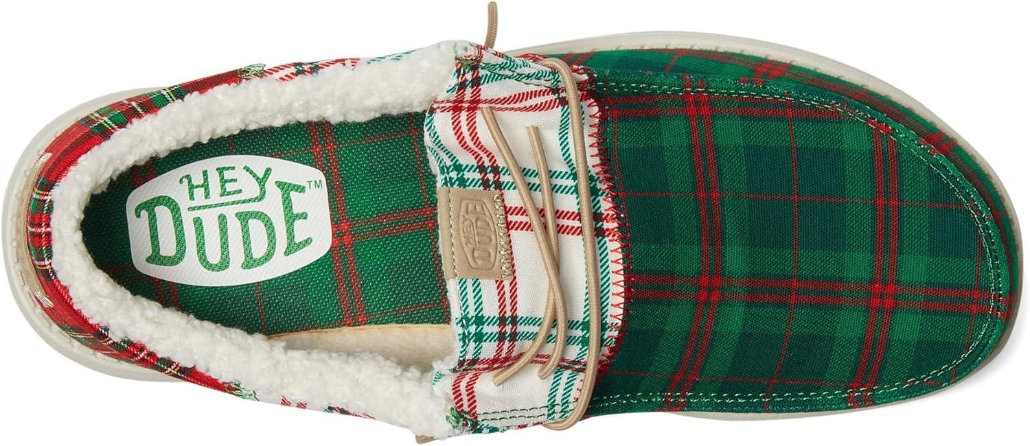 image:imageHey Dude Mens Wally Tri Tartan PlaidGreenWhiteRed