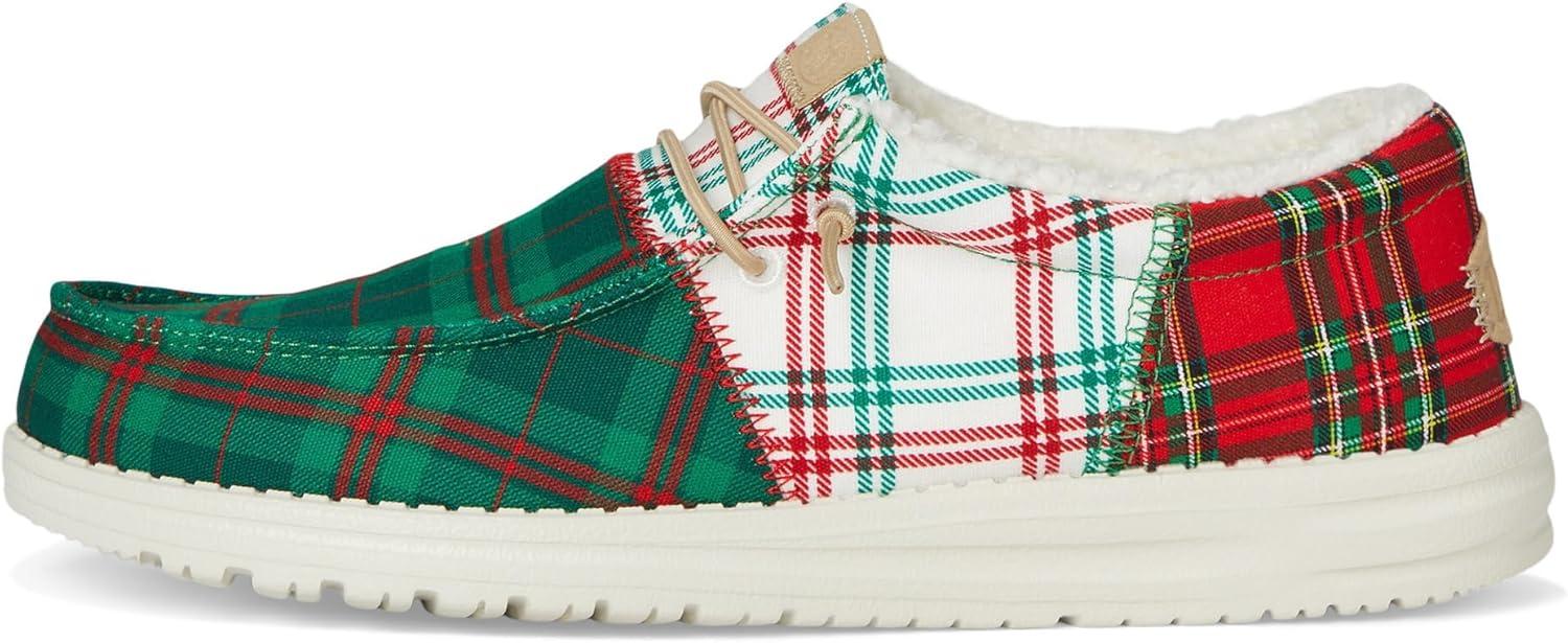 image:imageHey Dude Mens Wally Tri Tartan PlaidGreenWhiteRed