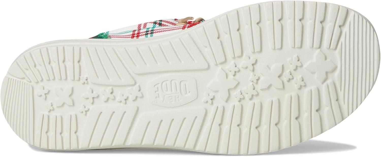 image:imageHey Dude Mens Wally Tri Tartan PlaidRedWhiteGreen