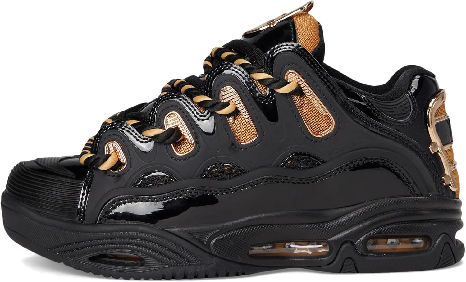 image:imageOsiris Mens D3 2001 Skate Shoe25 YearsBlackGold
