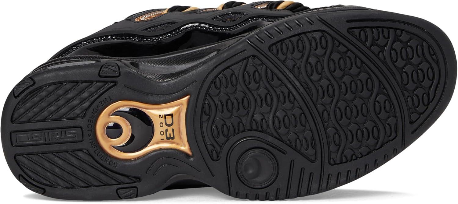 image:imageOsiris Mens D3 2001 Skate Shoe25 YearsBlackGold