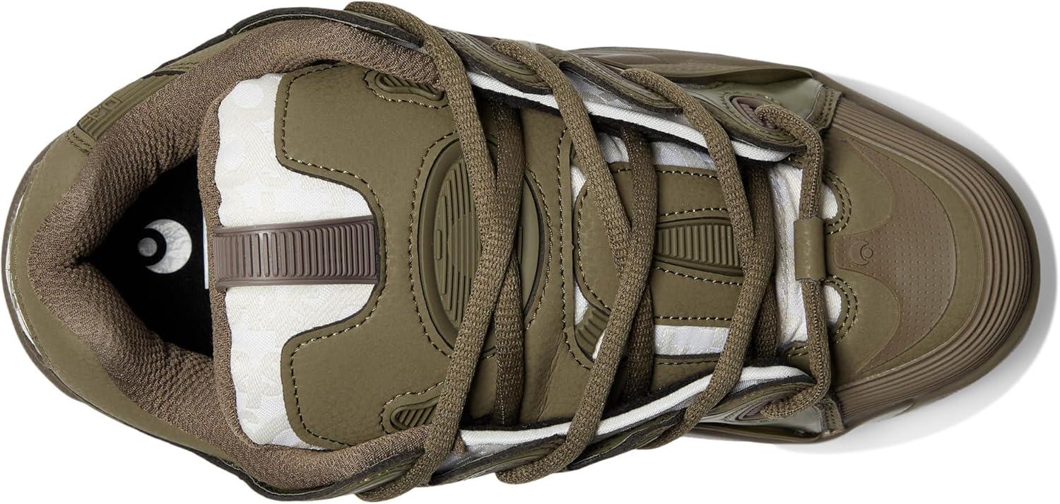 image:imageOsiris Mens D3 2001 Skate ShoeOliveWhite