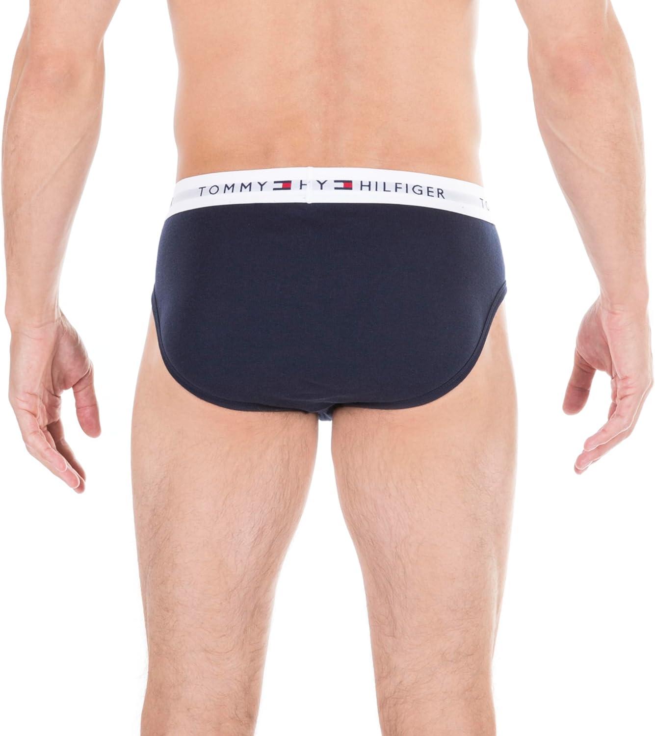 image:imageTommy Hilfiger mens Cotton Classics 4pack Brief2 Navy 2 Grey Heather