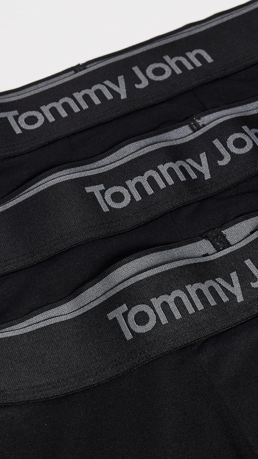 image:imageTommy John mens 3pack Second Skin Modal Boxer BriefBlack
