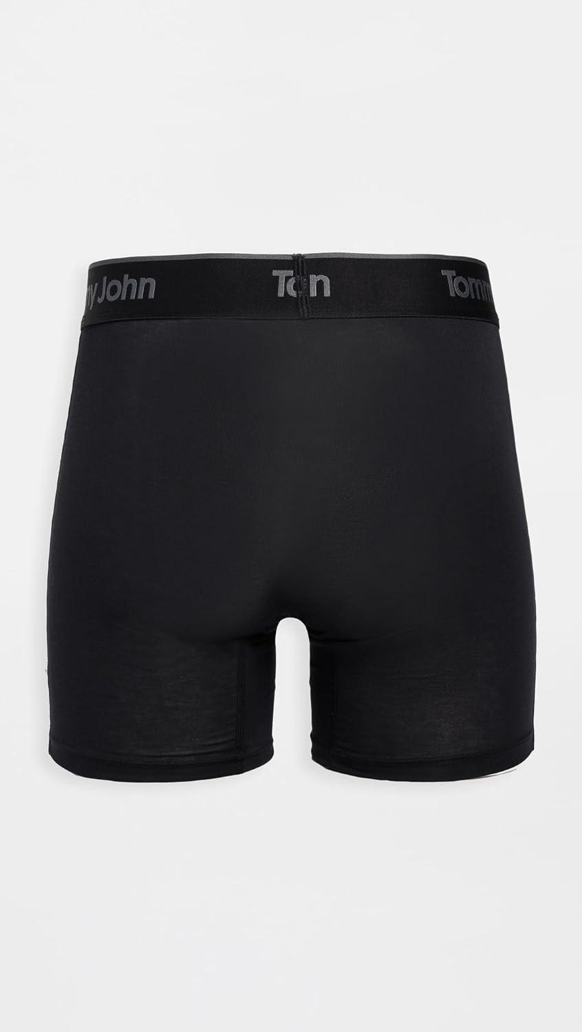 image:imageTommy John mens 3pack Second Skin Modal Boxer BriefBlack
