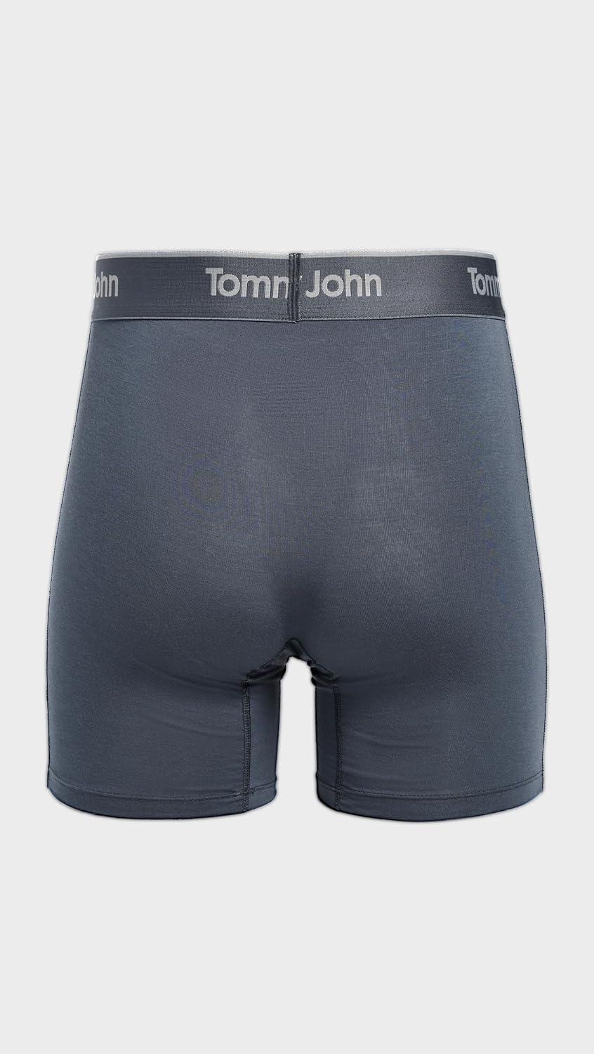 image:imageTommy John mens 3pack Second Skin Modal Boxer BriefBlackTurbulenceMonument