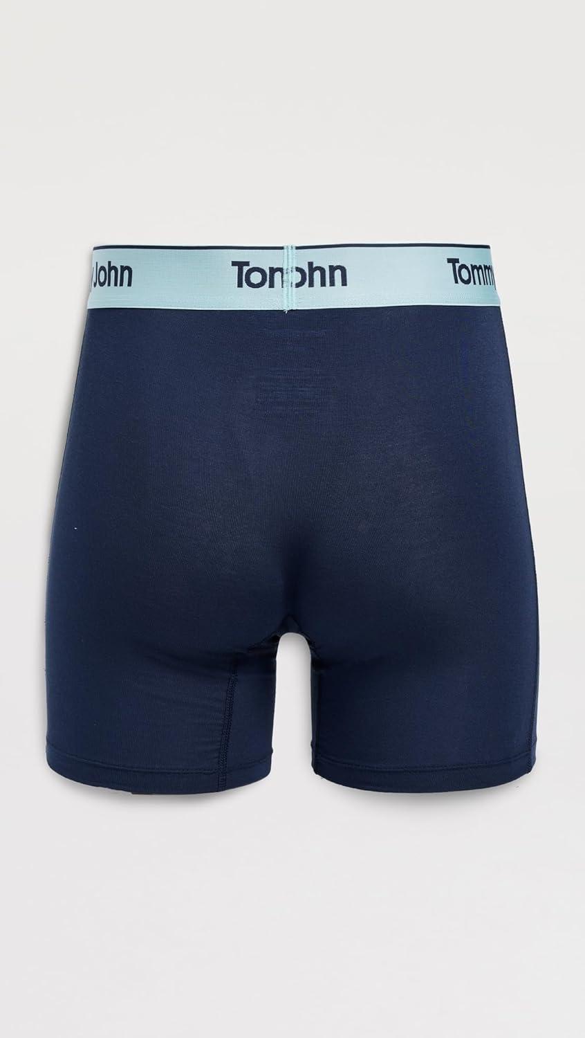 image:imageTommy John mens 3pack Second Skin Modal Boxer BriefDress Blues WHigh Tide Dress Blues and Blue Elixir Wb
